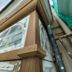 Restauración galería de madera.